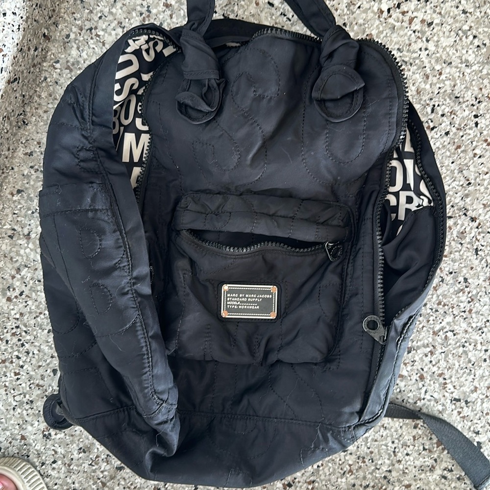 Marc Jacob’s backpack black two pockets